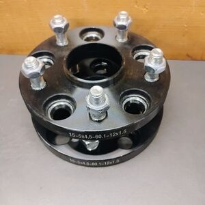Black Wheel Spacer Adapter 15mm 5x4.5